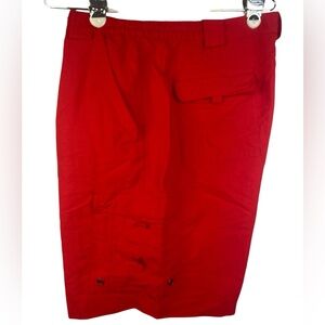 Reel Legends Performance Outfitters Red Cargo Shorts Men’s XL